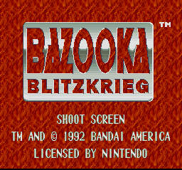 Bazooka Blitzkrieg screenshot 4 for Super Nintendo